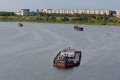 Barges on Tom River in Tomsk.jpg
